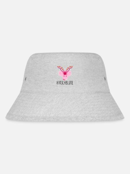 Lustige Kirschblüte als Hirsch - Stanley/Stella recycelter Bucket Hat - Grau meliert