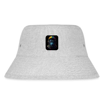 Space Monkey | ape spacesuit | Monkey space travel - Stanley/Stella Recycled Bucket Hat - heather grey - Front