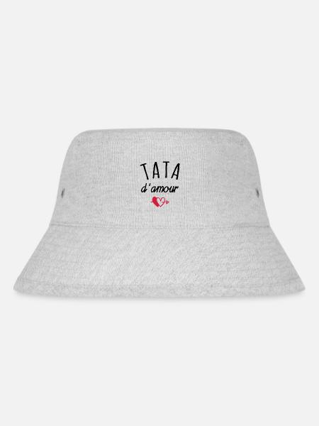 tata d amour / cadeau tata - Bob recyclé Stanley/Stella - gris chiné