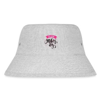 Happy Mother's Day - Stanley/Stella Recycled Bucket Hat - heather grey - Front