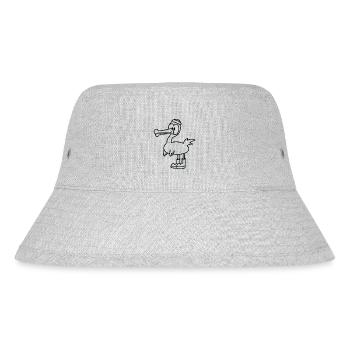 Anti-Zoo Two - Stanley/Stella recycelter Bucket Hat - Grau meliert - Vorne