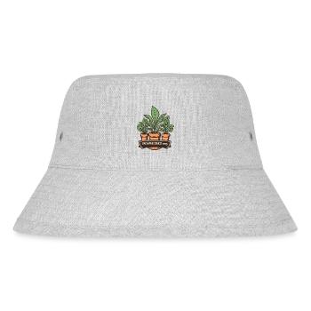 18th birthday for plant lovers - Stanley/Stella Recycled Bucket Hat - heather grey - Front