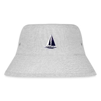 Segelsport Segelschiff Segeln Segler Segelboot - Stanley/Stella recycelter Bucket Hat - Grau meliert - Vorne