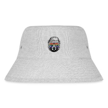 LGBT Homosexueller Vater Vatertag - Stanley/Stella recycelter Bucket Hat - Grau meliert - Vorne