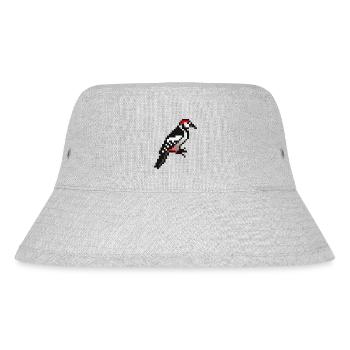 Vogel - Stanley/Stella recycelter Bucket Hat - Grau meliert - Vorne
