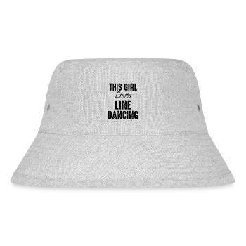 Dancing Dance Music - Stanley/Stella recycelter Bucket Hat - Grau meliert - Vorne