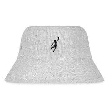 Basketballspieler, der einen Dunk macht - Stanley/Stella recycelter Bucket Hat - Grau meliert - Vorne