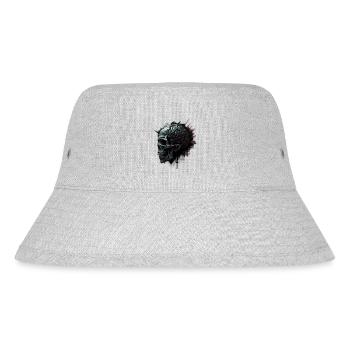 Skull - Stanley/Stella Recycled Bucket Hat - heather grey - Front