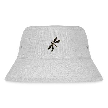 Dragonfly - Stanley/Stella Recycled Bucket Hat - heather grey - Front