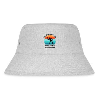 Racqueetball - Stanley/Stella Recycled Bucket Hat - heather grey - Front