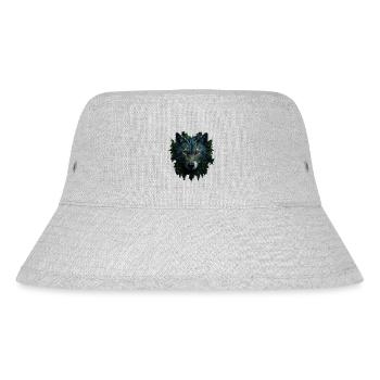 Wolf in the forest - Stanley/Stella Recycled Bucket Hat - heather grey - Front