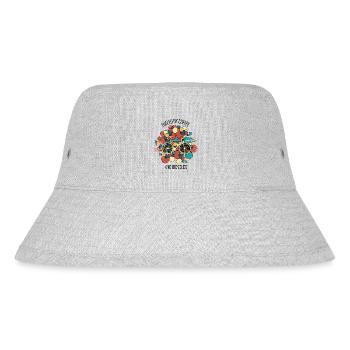 Fahrradwerkstatt Fahrradmonteurin Fahrrad - Stanley/Stella recycelter Bucket Hat - Grau meliert - Vorne