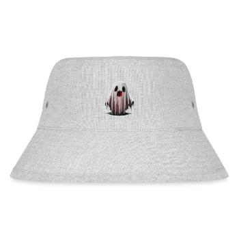 Scary Ghost / Halloween - Stanley/Stella Recycled Bucket Hat - heather grey - Front