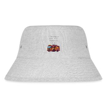 remember who you wanted to be nurse 3 - Stanley/Stella Recycled Bucket Hat - heather grey - Front