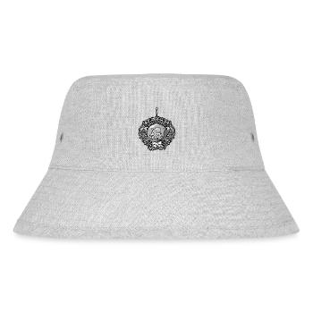Weihnachtskranz FJR RECHTS - Stanley/Stella recycelter Bucket Hat - Grau meliert - Vorne