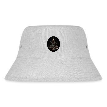 Magical Christmas Tree - Stanley/Stella Recycled Bucket Hat - heather grey - Front