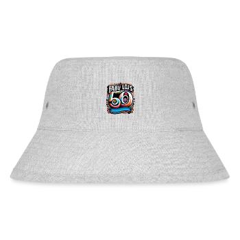 Fit & Fabulous at 50 - Stanley/Stella Recycled Bucket Hat - heather grey - Front