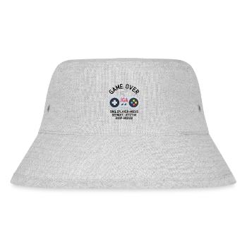 Junggesellenabschied, JGA - Stanley/Stella recycelter Bucket Hat - Grau meliert - Vorne
