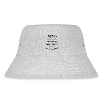 Es ist schwer, ein Elternteil und ein Buchhalter zu sein - Stanley/Stella recycelter Bucket Hat - Grau meliert - Vorne