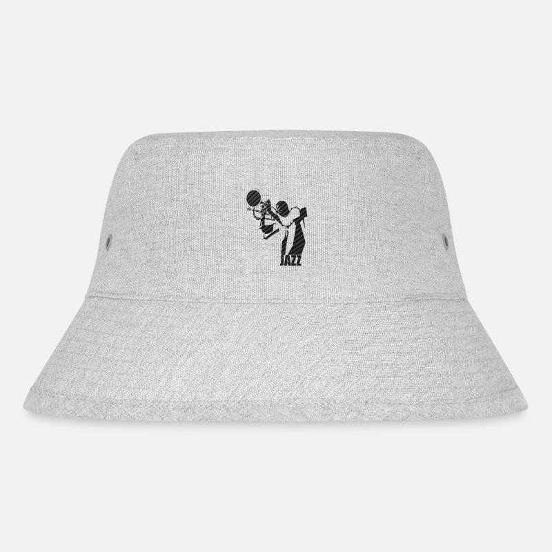Zeitgenössischer Jazz - Stanley/Stella recycelter Bucket Hat - Grau meliert