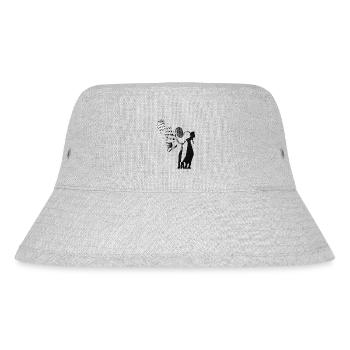 Zeitgenössischer Jazz - Stanley/Stella recycelter Bucket Hat - Grau meliert - Vorne