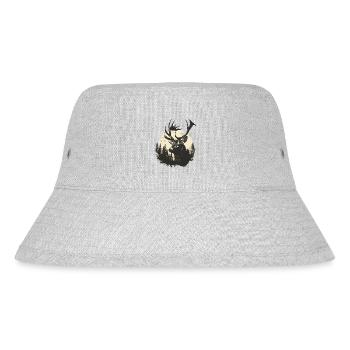 Deer - Stanley/Stella Recycled Bucket Hat - heather grey - Front
