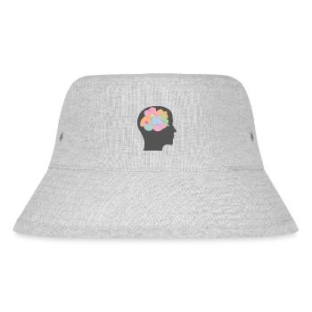 Creative Diversity Explosion - Art - ApriNoeScor - Stanley/Stella Recycled Bucket Hat - heather grey - Front
