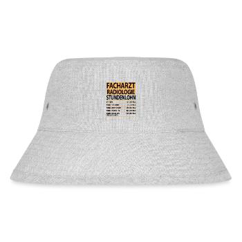 Facharzt Radiologie Sprüche Lustig mit Spruch - Stanley/Stella recycelter Bucket Hat - Grau meliert - Vorne