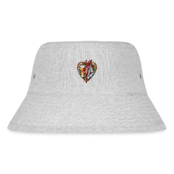 I love beer - Stanley/Stella Recycled Bucket Hat - heather grey - Front