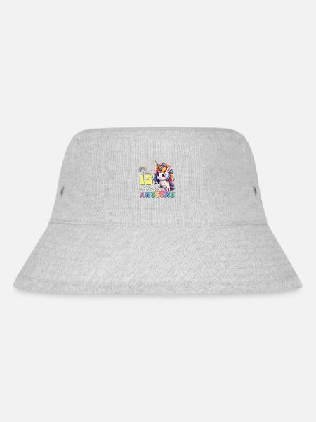 Ich bin 15 und genial - Mädchen Kinder Einhorn Es ist mein - Stanley/Stella recycelter Bucket Hat - Grau meliert