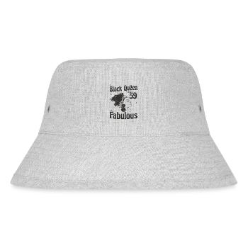 This Black Queen Makes 59 Looks Fabulous - 59th - Stanley/Stella Recycled Bucket Hat - heather grey - Front