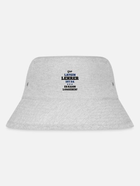 Latein Lehrer Sprachlehrer Fremdsprachenlehrer - Stanley/Stella recycelter Bucket Hat - Grau meliert