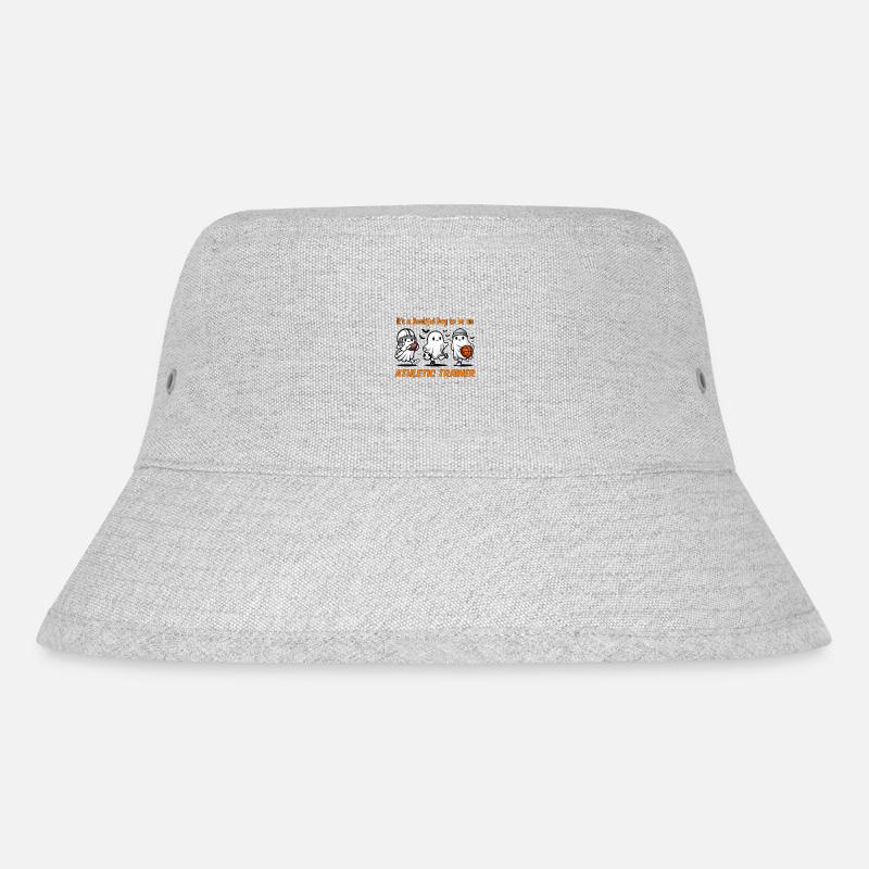 Bootiful Day to be an Athletic Trainer - Stanley/Stella Recycled Bucket Hat - heather grey
