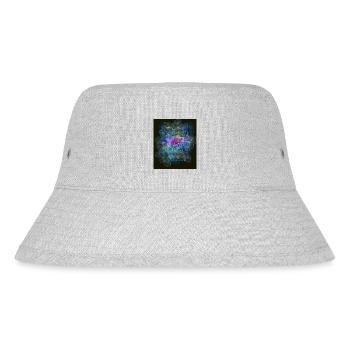 Lotus Blossom Magic in Magically Beautiful Colors - Stanley/Stella Recycled Bucket Hat - heather grey - Front