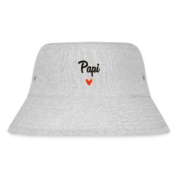 OPA. VATERTAG. ALLES Gute zum Tag des Großvaters. ICH LIEBE DICH. - Stanley/Stella recycelter Bucket Hat - Grau meliert - Vorne