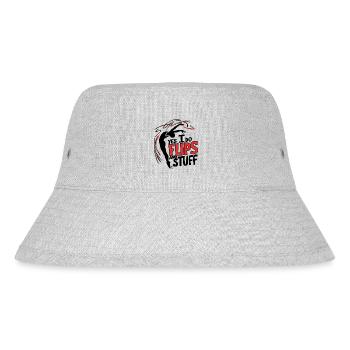 Ja, ich mache Flips und so! - Stanley/Stella recycelter Bucket Hat - Grau meliert - Vorne
