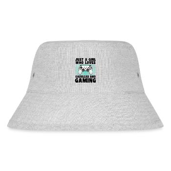 Gamer and Gazelles: Video Games and Agile Adventure - Stanley/Stella Recycled Bucket Hat - heather grey - Front