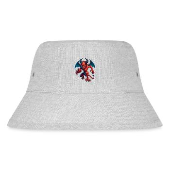 Satan rennt - Stanley/Stella recycelter Bucket Hat - Grau meliert - Vorne