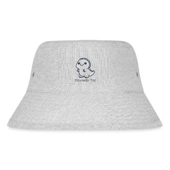 Dinotastic - Stanley/Stella recycelter Bucket Hat - Grau meliert - Vorne