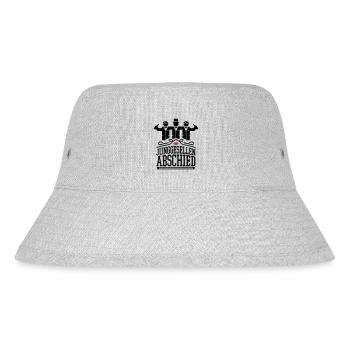 Junggesellen Abschied - Stanley/Stella recycelter Bucket Hat - Grau meliert - Vorne