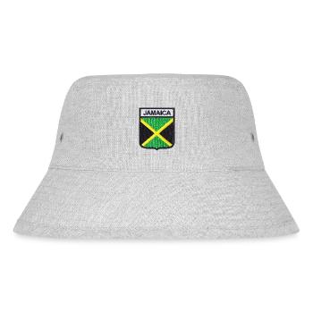 Jamaica Strong Jamrock Power Rasta Reggae Roots  - Stanley/Stella recycelter Bucket Hat - Grau meliert - Vorne