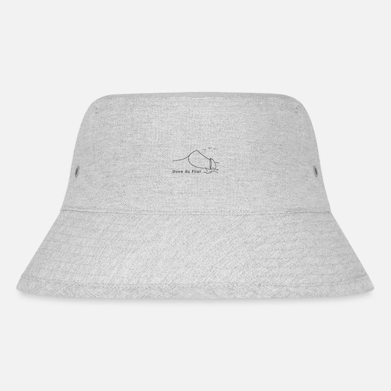 Dune du Pilat - Stanley/Stella recycelter Bucket Hat - Grau meliert
