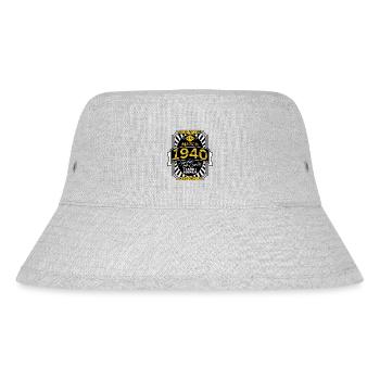 1940 MÄRZ - Stanley/Stella recycelter Bucket Hat - Grau meliert - Vorne