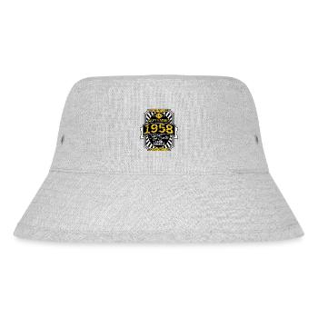 1958 SEPTEMBER - Stanley/Stella Recycled Bucket Hat - heather grey - Front