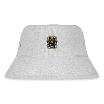 1962 MÄRZ - Stanley/Stella recycelter Bucket Hat - Grau meliert - Vorne