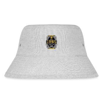 1985 JULI - Stanley/Stella recycelter Bucket Hat - Grau meliert - Vorne