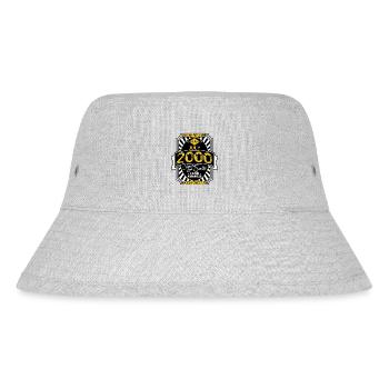 2000 JULI - Stanley/Stella recycelter Bucket Hat - Grau meliert - Vorne