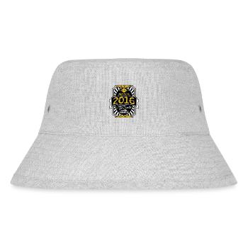 2016 MÄRZ - Stanley/Stella recycelter Bucket Hat - Grau meliert - Vorne