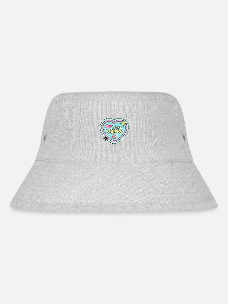 90's Vibes - Stanley/Stella Recycled Bucket Hat - heather grey