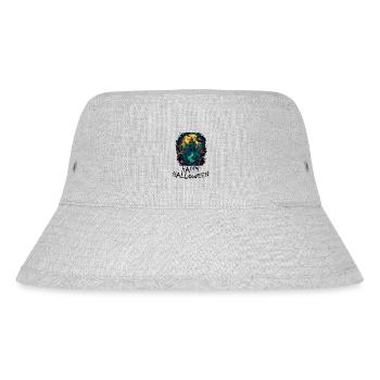 Halloween - Happy Halloween - Stanley/Stella recycelter Bucket Hat - Grau meliert - Vorne